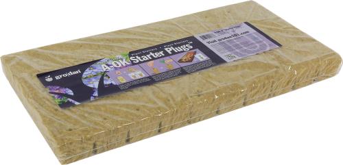 Grodan A-OK Starter Plug, 50/40, 2 inch plugs, each sheet shrink wrapped (50 plugs/Sheet) (30 Sheets/Cs)