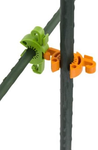 Grower's Edge C-Bite Stake Coupler & Tie Anchor #9 Bag of 12
