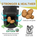 247Garden Potato Grow Bag/Aeration Fabric Pot w/Handles & Flap Door for Easy Harvesting