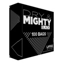 Dry & Mighty Black Bags Large, 13 in x 14.5 in