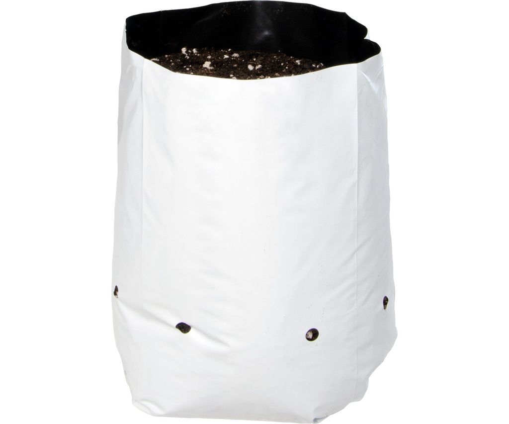 Hydrofarm Black & White Grow Bag, 25-Pack