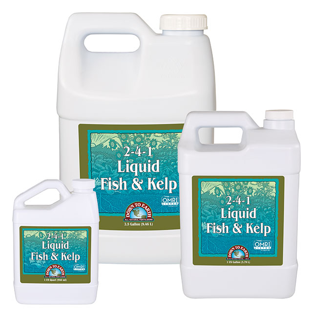 Down to Earth Liquid Fish & Kelp 2-4-1