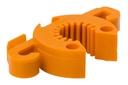 Grower's Edge C-Bite Stake Coupler & Tie Anchor, 10 mm, 12-Pack